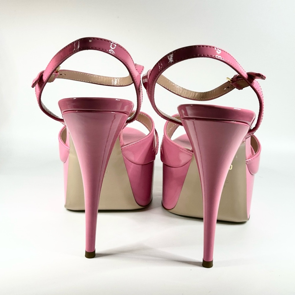 New Moschino Platform Sandals Pink Size 38EU/8US - Picture 4 of 5